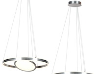 2x hanglamp 60cm met binnenplaat, steinhauer, ringlux 3514st, staal, 2026 - afbeelding 1 van  4