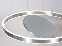 2x hanglamp 60cm met binnenplaat, steinhauer, ringlux 3514st, staal, 2026 - afbeelding 2 van  4