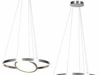 2x hanglamp 60cm met binnenplaat, steinhauer, ringlux 3514st, staal, 2026