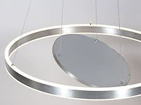 2x hanglamp 60cm met binnenplaat, steinhauer, ringlux 3514st, staal, 2026 - afbeelding 2 van  5