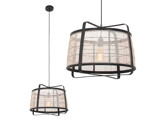 2x hanglamp capos anne light, 3511zw, zwart bruin, nieuw in doos - afbeelding 1 van  8