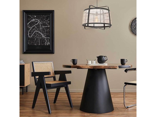 2x hanglamp capos anne light, 3511zw, zwart bruin, nieuw in doos - afbeelding 2 van  8