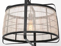 2x hanglamp capos anne light, 3511zw, zwart bruin, nieuw in doos - afbeelding 3 van  8