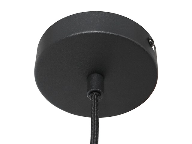 2x hanglamp carree mexlite, 3379zw, zwart smoke, nieuw in doos - afbeelding 6 van  7