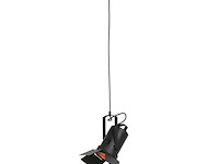 2x hanglamp carree, mexlite, 3379zw, zwart smoke, nieuw in doos - afbeelding 4 van  7