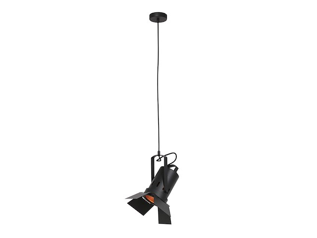 2x hanglamp carree, mexlite, 3379zw, zwart smoke, nieuw in doos - afbeelding 4 van  7