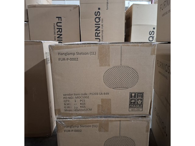 2x hanglamp, furniqs, stetson - afbeelding 3 van  3