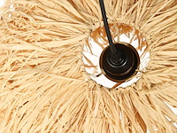 2x hanglamp met e27 fitting, anne light, grass 3819be, creme, 2026 - afbeelding 3 van  5