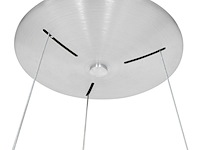 2x hanglamp rond 48cm, steinhauer, ringlede 2695zi, zilver, 2026 - afbeelding 3 van  5