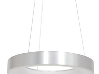 2x hanglamp rond 48cm, steinhauer, ringlede 2695zi, zilver, 2026 - afbeelding 5 van  5
