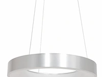 2x hanglamp rond 48cm, steinhauer, ringlede 2695zi, zilver, 2026 - afbeelding 4 van  5