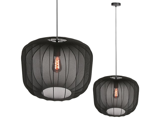 2x hanglamp sable 55cm steinhauer, 4192zw, zwart, bouwjaar 2025, nieuw in doos - afbeelding 1 van  6