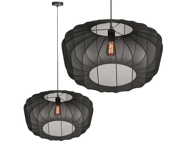 2x hanglamp sable 60 cm anne light, 4193zw, zwart, bouwjaar 2025, nieuw in doos - afbeelding 2 van  7