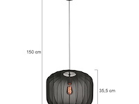 2x hanglamp sable rond 45 anne light, 4191zw, zwart, bouwjaar 2025, nieuw in doos - afbeelding 3 van  6
