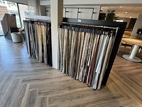 2x hangrek met gordijn stalen o.a.: jab, fischbacher en bm fabrics - afbeelding 1 van  9