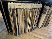 2x hangrek met gordijn stalen o.a.: jab, fischbacher en bm fabrics - afbeelding 3 van  9