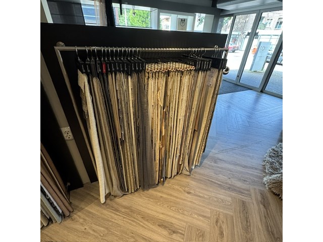 2x hangrek met gordijn stalen o.a.: jab, fischbacher en bm fabrics - afbeelding 5 van  9