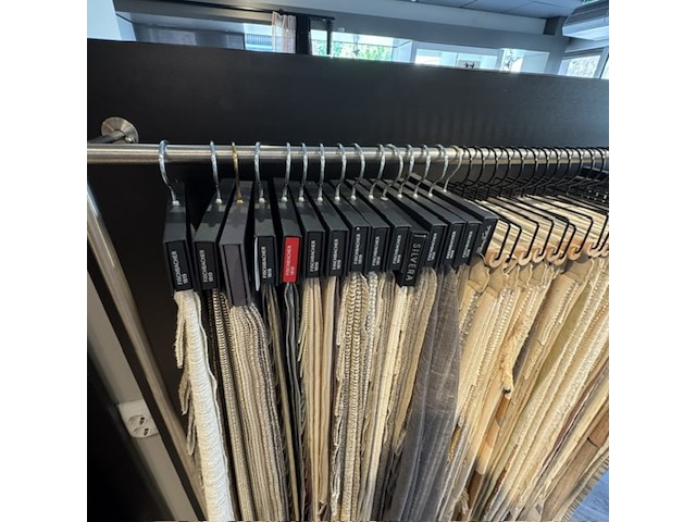 2x hangrek met gordijn stalen o.a.: jab, fischbacher en bm fabrics - afbeelding 6 van  9