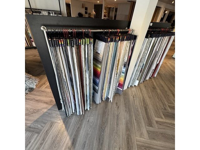 2x hangrek met gordijn stalen o.a.: jab, fischbacher en bm fabrics - afbeelding 8 van  9