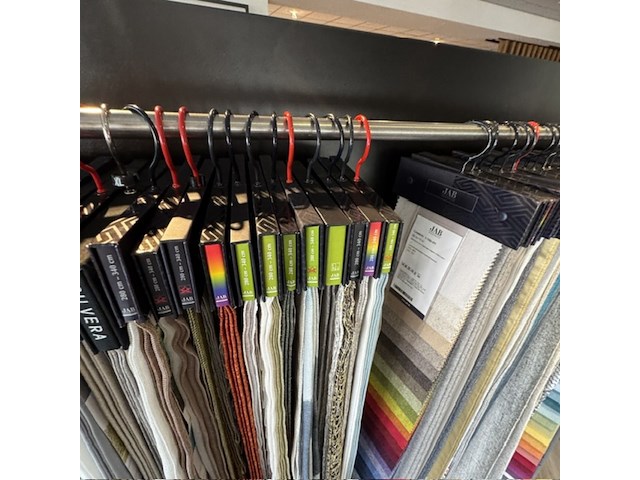 2x hangrek met gordijn stalen o.a.: jab, fischbacher en bm fabrics - afbeelding 9 van  9