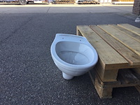 2x hangtoilet, zonder toiletbril, wit - afbeelding 1 van  5