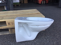 2x hangtoilet, zonder toiletbril, wit - afbeelding 2 van  5