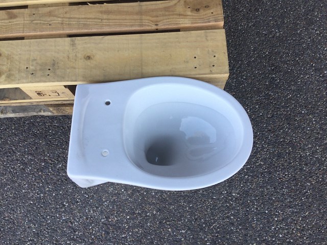 2x hangtoilet, zonder toiletbril, wit - afbeelding 3 van  5