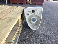 2x hangtoilet, zonder toiletbril, wit - afbeelding 4 van  5