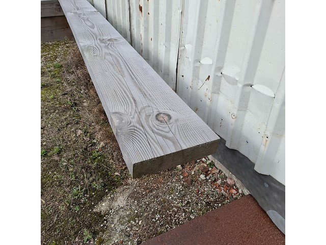 2x hardhouten balk met 3x reststuk - afbeelding 3 van  12