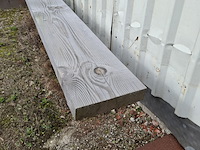 2x hardhouten balk met 3x reststuk - afbeelding 3 van  12