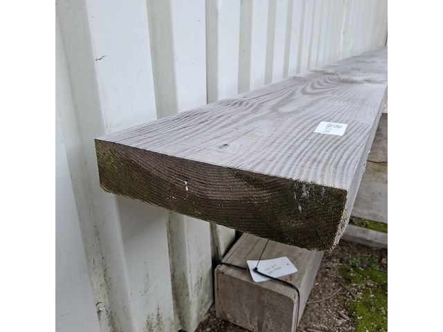 2x hardhouten balk met 3x reststuk - afbeelding 6 van  12