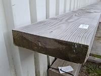 2x hardhouten balk met 3x reststuk - afbeelding 6 van  12