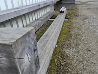 2x hardhouten balk met 3x reststuk - afbeelding 10 van  12