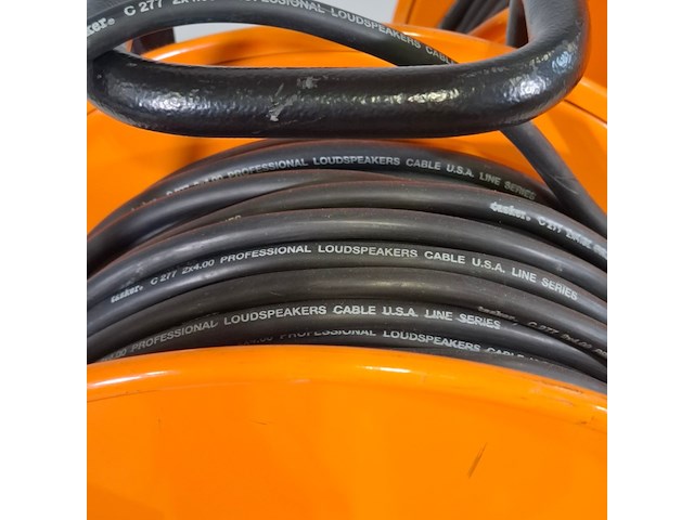2x haspel met luidsprekerkabel - afbeelding 4 van  8