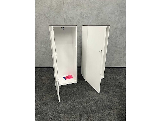 2x haworth - houten garderobekast - afbeelding 2 van  14