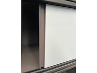 2x haworth be hold - houten opbergkast taupe/ wit - afbeelding 5 van  17