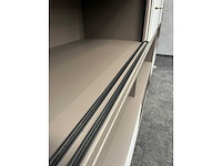 2x haworth be hold - houten opbergkast taupe/ wit - afbeelding 4 van  17