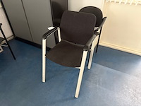 2x hoekbureau met 6x diverse stoel - afbeelding 3 van  6