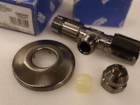 2x hoekstopkraan grohe, 22037alo - afbeelding 3 van  4