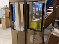 2x hoge badkamerkast met spiegel 350x1750 mm - afbeelding 1 van  5