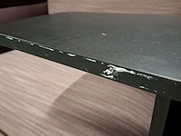 2x hoge boothbank met tafel, paars - afbeelding 6 van  7