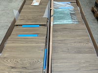 2x hoge kast 2 deuren 1 lade 39x36x180 cm, geberit, renova plan, noten hickory