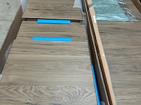 2x hoge kast 2 deuren 1 lade 39x36x180 cm, geberit, renova plan, noten hickory - afbeelding 2 van  6