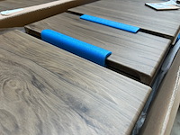 2x hoge kast 2 deuren 1 lade 39x36x180 cm, geberit, renova plan, noten hickory - afbeelding 4 van  6