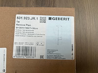 2x hoge kast 2 deuren 1 lade 39x36x180 cm, geberit, renova plan, noten hickory - afbeelding 6 van  6