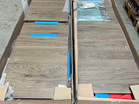 2x hoge kast 2 deuren 1 lade 39x36x180 cm, geberit, renova plan, noten hickory