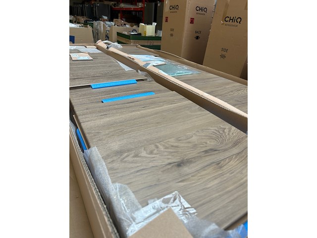 2x hoge kast 2 deuren 1 lade 39x36x180 cm, geberit, renova plan, noten hickory - afbeelding 2 van  7