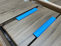 2x hoge kast 2 deuren 1 lade 39x36x180 cm, geberit, renova plan, noten hickory - afbeelding 3 van  7