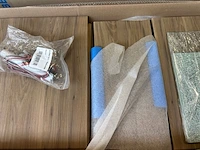 2x hoge kast 2 deuren 1 lade 39x36x180 cm geberit, renova plan, noten hickory - afbeelding 3 van  6