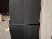 2x hoge kast mat zwart - afbeelding 1 van  4